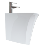Arian Corner Countertop Washbasin - Image 4