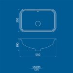 Valeria inset Washbasin - Image 6