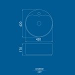 Alvand Countertop Washbasin - Image 5