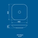 Anthurium Countertop Washbasin - Image 5