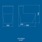 Anthurium Monoblock Toilet - Image 4