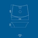 Arian Countertop Washbasin - Image 7
