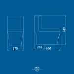 Arta Monoblock Toilet - Image 2