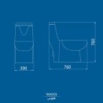 Tavoos Monoblock Toilet - Image 3