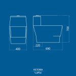 Victoria Monoblock Toilet - Image 7