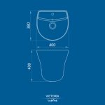 Victoria Wall Hung Washbasin - Image 6